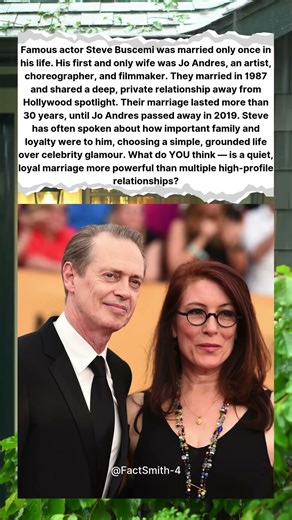 🔥 STEVE BUSCEMI’S QUIET LOVE STORY 💔 ONE MARRIAGE, TRUE DEVOTION