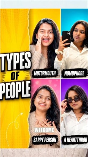 Types Of People. #people #trending #learnenglish