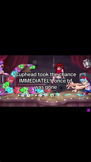 Cuphead's Bold Move During FNF Gameplay