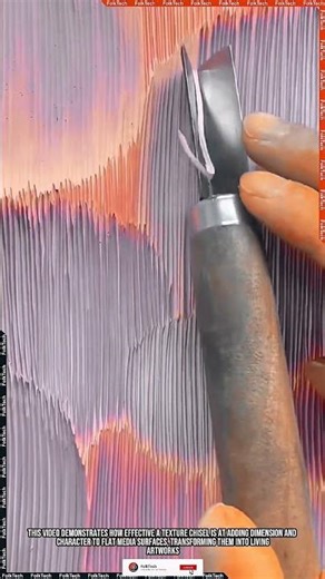 Texture Chisel Tool: Creating Artistic Textures Expressive Patterns #tool #tools #innovation