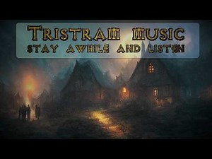 Diablo Tristram Music + Rain for Relaxation | 6 Hours of Nostalgic Ambience in Tristram