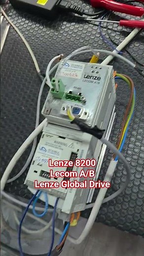 Lenze Global Drive Motor Control #lenze8200 #lenzeglobaldrive #automation