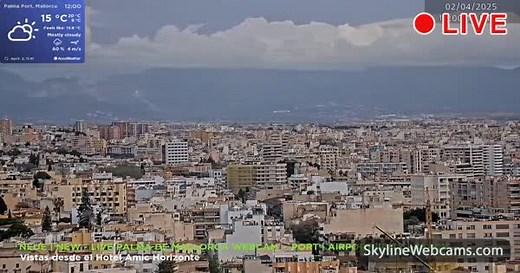 【LIVE】 Live Cam Palma de Mallorca | SkylineWebcams