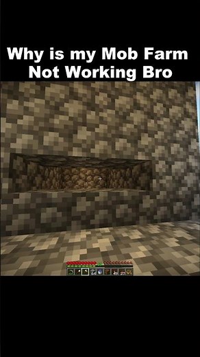 Minecraft Mob Farm Moment 💀 #nobatidao