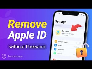 [Update] How to Remove Apple ID from iPhone without Password | No Data Loss 2024