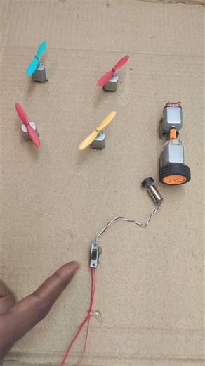 4 Naino Drone motor powering with use Hi RPM crossless motor and tyre_Dc Motor