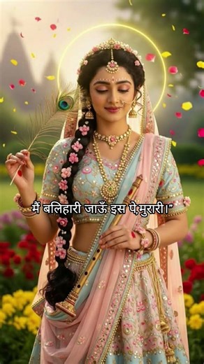 “Radha Ki Seeraat,Meera Ka Tyag – Krishna Ki Leela Ananta”#viral #trendingnow #radhekrishna #krishna