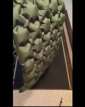 $25 ultralight Amazon Basics diy inflatable torso length backpacking mattress.