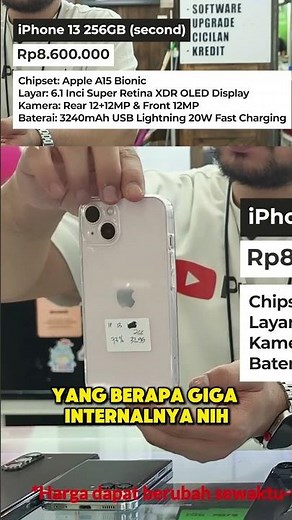 iPhone 13 Priced at 8 Million Rupiah Does It Exist? #shorts #pricebook #marzoom #cheapiphone #iph...
