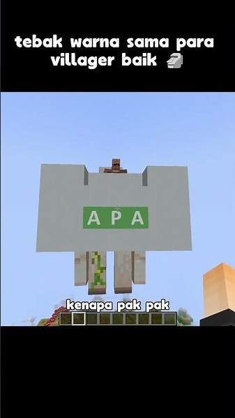 Guess the Villager Words Friendly Version #minecraft #funny #shorts