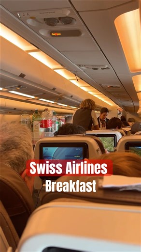 Swiss Airlines Economy Breakfast inflight meal
