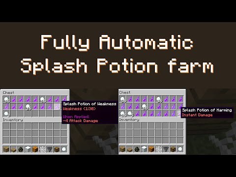Minecraft: Fully automatic potion farm