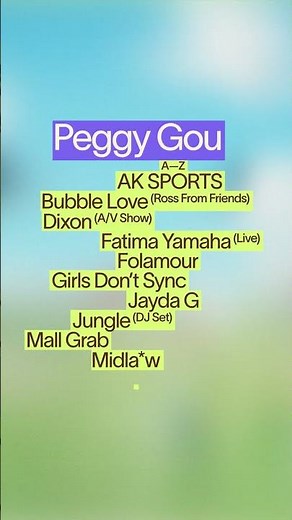 Field Day 2025 Lineup