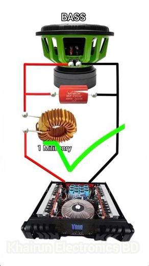 Perfect Frequency Division for BetterSpeaker Performance #khairunelectronicsbd #shortsfeed