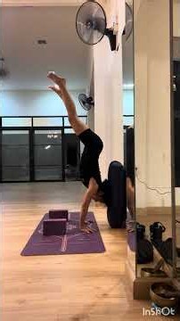 Press Up Straddle Handstand #listenmeyoga