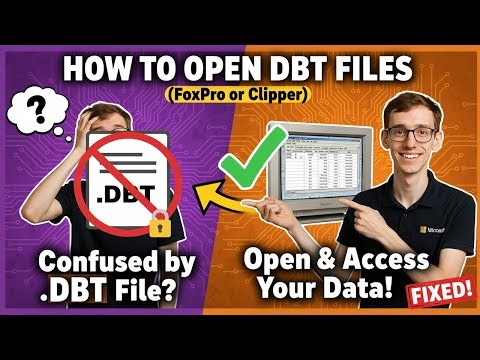 Opening DBT Files (FoxPro or Clipper)
