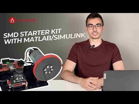 Controlling the DC motor of the SMD Starter Kit using Matlab/Simulink software