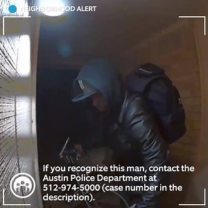 4.6K views · 32 reactions | Austin residents: Do you recognize this man? On January 11, this man was caught stealing packages from an Austin home. If you have any idea who this is, please contact the Austin Police Department at 512-974-5000 (Case Number: 195002418). And please share this post, so we can all stay alert. | Ring | Facebook