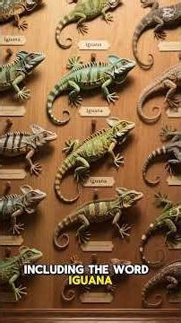 IGUANA- A UNIQUE FAMILY OF LIZARD