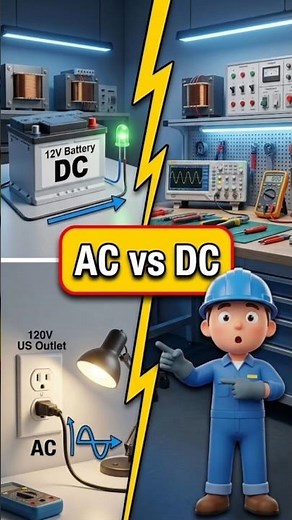 AC vs DC: What's the Real Difference? ⚡