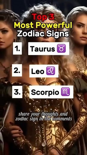 Top 3 most powerful zodiac signs! What’s your zodiac sign#zodiac #astrology #zodiacsigns #shorts | Starlight Secerts