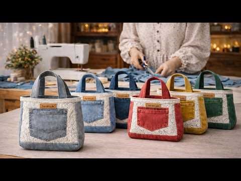 Don’t Throw Away Old Jeans – Turn Them Into Stunning Bags