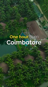 “One hour from Coimbatore…” Everyone seems to know — but do you? Which is this place that is so close that everyone knows is perfect for relaxing? Lush greenery, serene pool, warm hospitality — all waiting just an hour away. Come see what the buzz is about. Come find Coco Lagoon. #OneHourFromCoimbatore #CocoLagoonResort #HiddenGem #PollachiRetreat #WeekendEscape #WhereTimeSlowsDown #ResortLife #SouthIndiaDiaries #CocoLagoon #tamilnadutourism #explorepage | Coco Lagoon, Pollachi