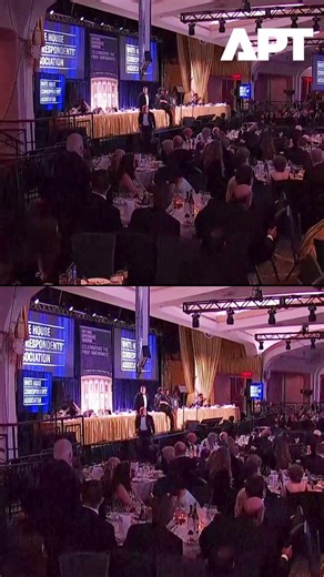 Moment Trump Removed From Dinner As Attendees Take Cover | APT