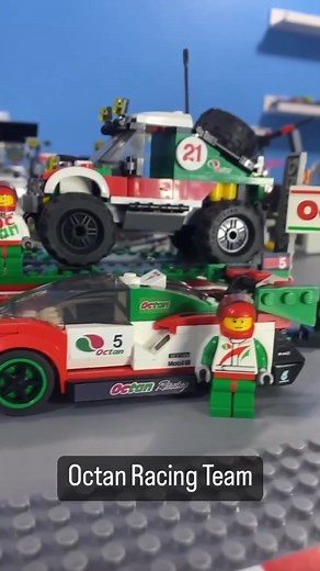 The Octan Racing Team at Lego Speed Champions Raceway consists of official Lego sets 60053 & 60115. The transport/maintenance truck and Mclaren Senna are my custom builds. • #legotiktok #legotiktoker #legospeedchampions #lego #legocars #fyp #fypシ #legotok #racecar #afol #toys #afolife #funny #funnyvideos #legospeedchampionsraceway #speedchampions #legomoc #legofan #legoaddict #legoideas #legophotography #brickcentral #lego_hub #legolife #legolover #legobuilder #legocreator #legocollection #legom