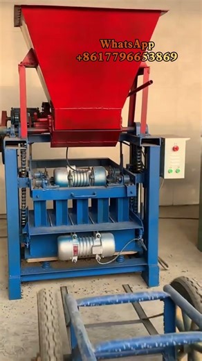 Hydraulic Hollow Block Making Machine Color Paver Brick Machine Concrete Brick Making Machine #mould