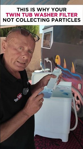 THIS IS WHY YOUR TWIN TUB WASHER FILTER NOT COLLECTING PARTICLES! #toploadwashingmachine