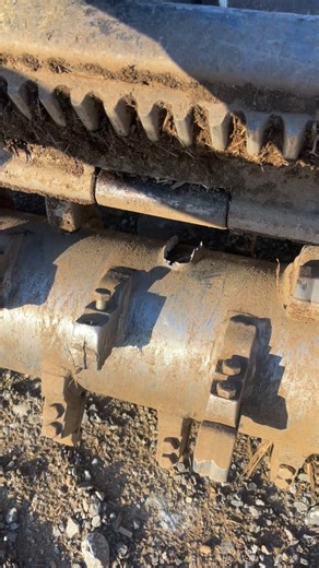 Not always sunshine and rainbows, with HP comes break downs on this job we found a drilling rod from a blasting crew #midstatelandclearing #landclearing #forestrymulching #300hp | Mid State Land Clearing & Forestry Mulching
