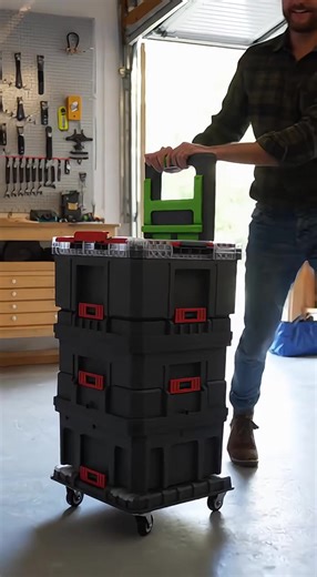 Modular Toolboxes for Organized Garage Storage