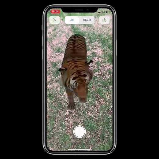 Google 3D/AR "Tiger" on Search