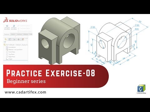 SolidWorks Beginner Series | Practice Exercise #8
