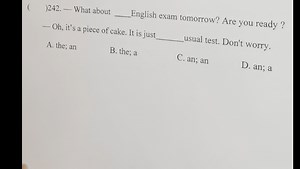 初中英语解题技巧242--冠词a, an, the的用法。