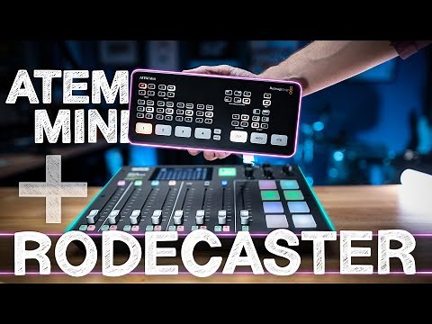 Rodecaster Pro & ATEM Mini for Live Streams, Podcasts, & Zoom