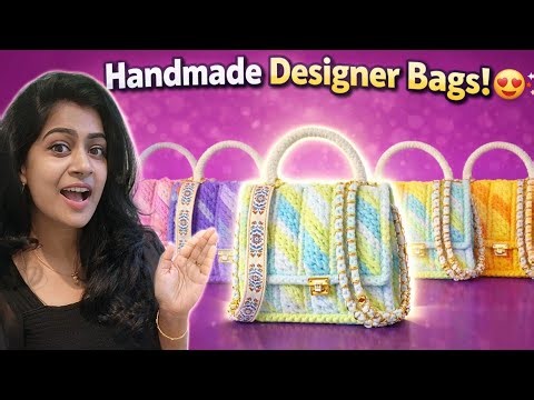 Stop Buying Bags! 😱 DIY Designer HANDBAGS at Home 👜✨️