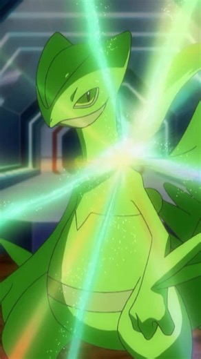 Pokémon UK on Instagram: "Sawyer’s Sceptile uses Mega Evolution in the semifinals of the Kalos League 💥 #PokemonTheSeries"