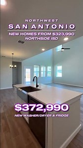 📍 Northwest San Antonio – Northside ISD New homes starting at $323,999 with a 4.75% fixed interest
