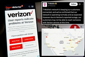 T-Mobile, AT&T troll Verizon outage that sparked mass chaos among rival carrier’s users: ‘Keeping our customers connected’