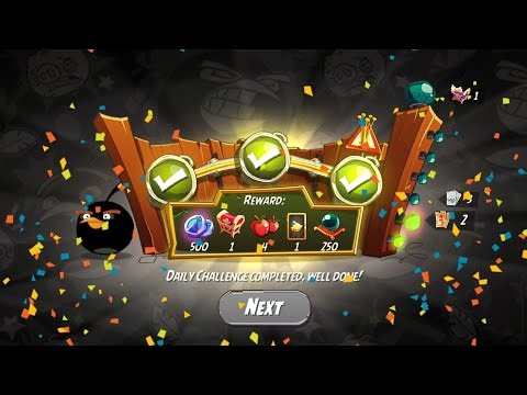 Angry birds 2 daily challenge today gameplay walkthrough #angrybirds2