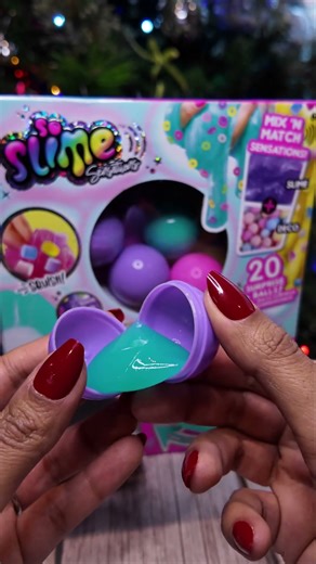 DAY 11/20 - Aesthetic Slime Surprise Box ASMR 💖 Unboxing