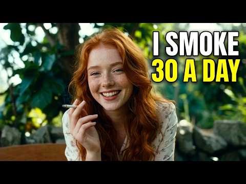 Kathleen from Ireland 🚬 | Heavy Smoker Girl – I Smoke a Ton Every Day #aivideo #smokingcigarettes