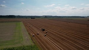 Cinematic Wide Shot Showing Tractor On Stock Footage Video (100% Royalty-free) 1109193279 | Shutterstock