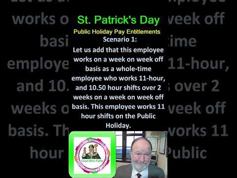 St Patricks Day Public Holiday Enitlements Employees On Shift Work Patterns