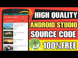 Youtube Channel App Source Code || Free Android Studio Project Code