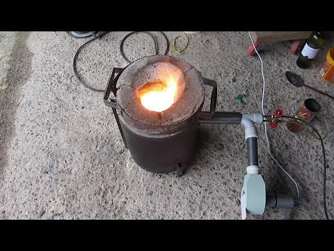 Metal Casting at Home Part 47 Oil Burning Furnace