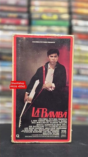 la bamba original import vhs cassette tape #shantishop #vhs #vcrcassettes #ytshorts