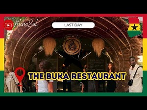 The Buka Restaurant in Accra Ghana! Highly recomended